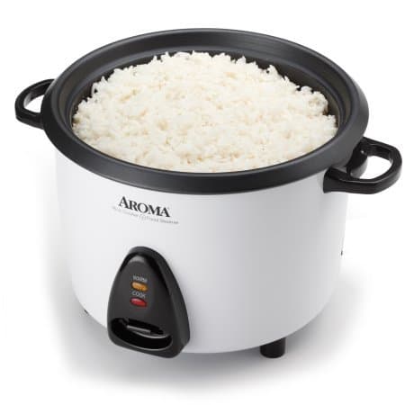 AROMA Rice Cooker, 10-Cup (Uncooked) / 20-Cup (Cooked), Steamer, Auto Keep Warm, Soup Maker, Oatmeal Cooker, Large Rice Cooker, 5 Qt, White, ARC-360-NGP 6