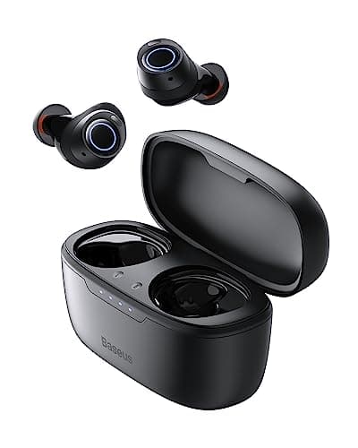 Baseus Active Noise Cancelling Wireless Earbuds, Reduce Noise by Up to 95%, 140H Playtime, IPX6 Waterproof, Deeper Bass, 4 ENC Mics, Comfortable Fit, Bluetooth 5.3 Ear Buds - Bowie MA10 9