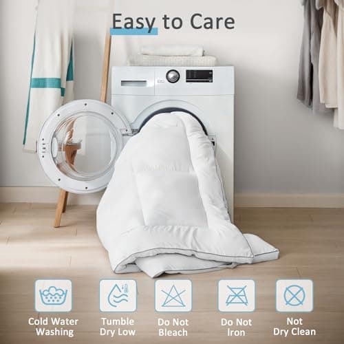 King Size Dual Layer 4 Inch Memory Foam Mattress Topper, 2 Inch Gel Memory Foam, 2 Inch Cooling Pillow Top Mattress Topper Cover, Soft Fluffy & Pressure Relief & Medium Support 7