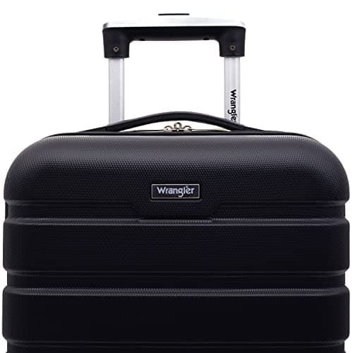 Wrangler 20" Hardside Spinner Carry-On Luggage, Black 6