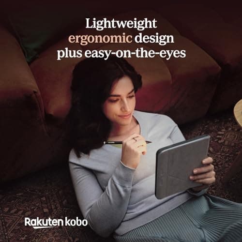 Kobo Libra Colour | eReader | 7” Glare-Free Colour E Ink Kaleido™ 3 Display | Dark Mode Option | Audiobooks | Waterproof | Black 5