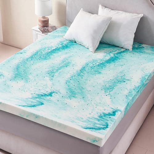 SIEMOUR 3 inch Memory Foam Mattress Topper Twin XL for College and Dorm, Gel Infused Memory Foam Mattress Pad for Pressure Relief, 38x80 Inches 7