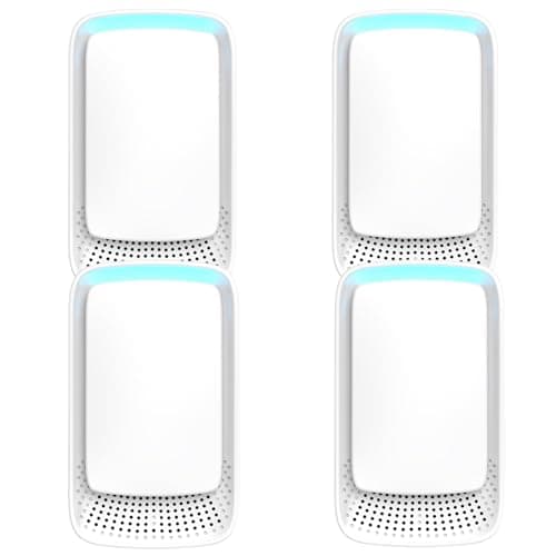 KLVEU Negative Ion Plug in Air Purifier,Ionic Air Purifiers for Home, Bedroom, Office, Mini Portable Air ionizers for Home Plug in (4PCS)