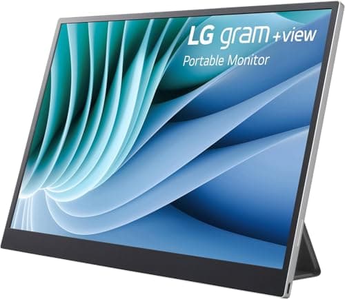 LG Gram +View 16 Portable Monitor - 16" WQXGA (2560x1600) IPS - DCI-P3 99% Color Gamut - Type-C Connectivity - Landscape & Portrait Orientation Folio Cover/Stand ICP Accessory 4