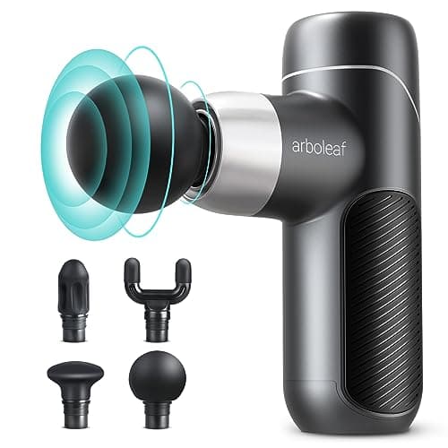 arboleaf Mini Massage Gun Deep Tissue, Muscle Massager for Back Pain Relief, Small Massage Gun Travel Massager Handheld, Quiet Percussion Massager Portable