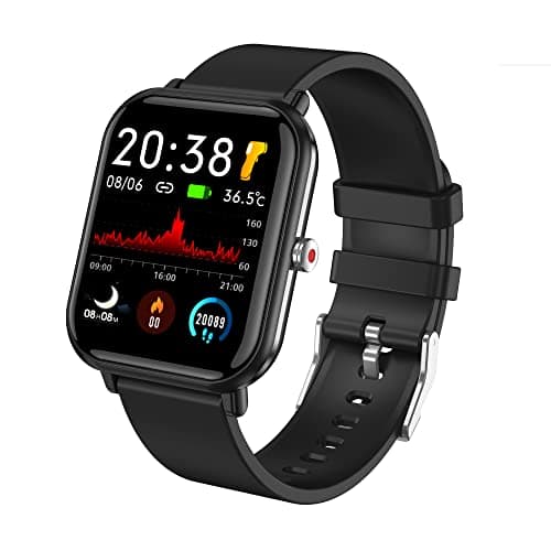 tamispit Smart Watch, Fitness Tracker with 24 Sports Modes, 5ATM Swimming Waterproof, Monitor Step Calorie Counter, 1.7" Touchscreen Smartwatch Fitness Watch for Android iPhone