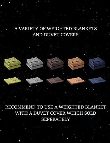 BB BLINBLIN Adult Weighted Blanket Heavy Blanket, Calm and Sleep, Premium Soft and Comfortable Material and Glass Beads (Dark Grey, 80''x87'' 20lbs),Two Persons(90~160lb) Sharing Use on Queen/King Bed 6