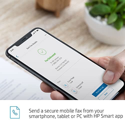HP DeskJet 4155e Wireless Color Inkjet Printer, Print, scan, copy, Easy setup, Mobile printing, Best-for home, 3 month Instant Ink trial included, white 7