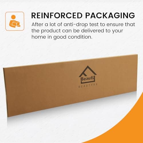 Beauty4U 59" x 16" Tall Full Length Mirror with Stand, Gold Wall Mounting Full Body Mirror, Metal Frame Full-Length Tempered Mirror for Living Room, Bedroom 8