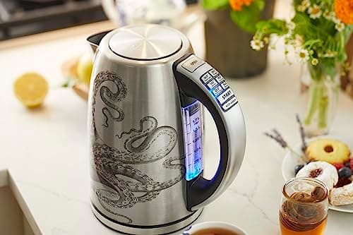 Cuisinart Caskata PerfecTemp 1.7-Liter Electric Kettle, Cordless Electric Tea Kettle, 1500W for Fast Heat-Up, 6 Preset Temperatures, 30-Minute Keep Warm, Stay Cool Nonslip Handle, CPK-17P1CK 2