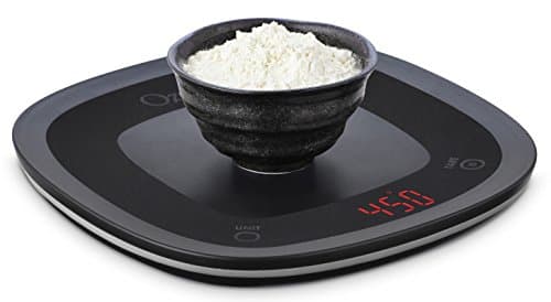 Ozeri Touch Waterproof Digital Kitchen Scale, Washable and Submersible 5