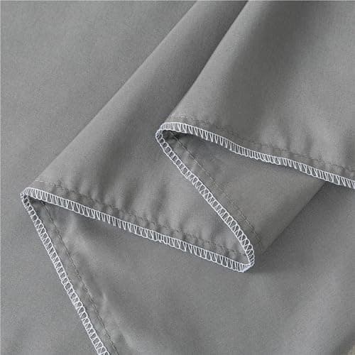 WhatsBedding Body Pillow Cover, Ultra Soft Microfiber Pillowcases, Breathable Long Pillow Case, Envelope Closure - Grey (20x54 inch) 5