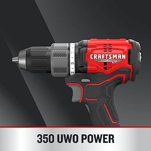 CRAFTSMAN RP+ Cordless Drill/Driver Kit, with 2 Batteries and Charger, Brushless (CMCD713C2) 10