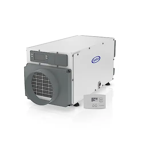 AprilAire E070 Pro 70-Pint Crawl Space Dehumidifier + Model 76 Wall Mount Control, Whole-House Dehumidifier for Basement, Crawlspace, or Whole Home up to 2,200 sq. ft.
