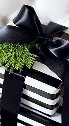 Ribest 1 1/2 inch Black Grosgrain Ribbon 25 Yards Per Roll for Gift Wrapping Crafts Bow Maker Wreaths Hair Accessories Wedding 6