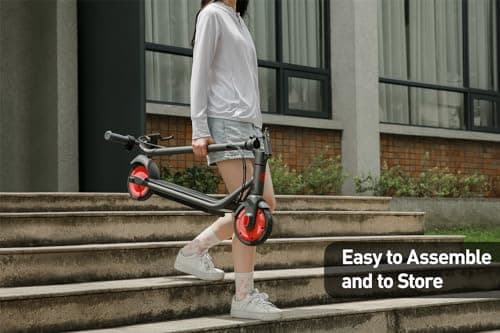 Segway Ninebot eKickScooter - Electric Scooter for Kids 6-14, w/t Adjustable Handlebar Height ( Only C2 Pro ) for Riders up to 132 lbs, Includes New Cruise Mode, UL-2272 Certified 5
