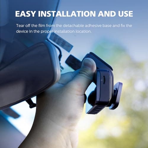 PHILIPS Dash Cam Wide Angle, 3" Screen Dashcam for Cars, Built-in WiFi, G-Sensor, Night Vision, Safety Alert, Loop Recording, Voice Control (Front Camera Only 1600P) 8