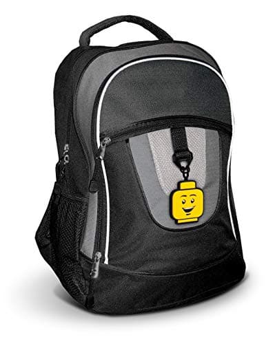 Lego Minifigures Bag Tag - Boy Face (51167), Silicone, Bag Charm, Backpack tag, Yellow 6