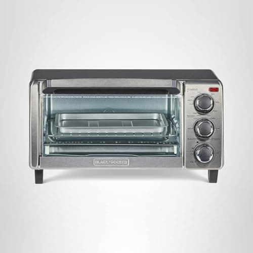 BLACK+DECKER TO1313SBD Toaster Oven, 15.47 Inch, Silver 12