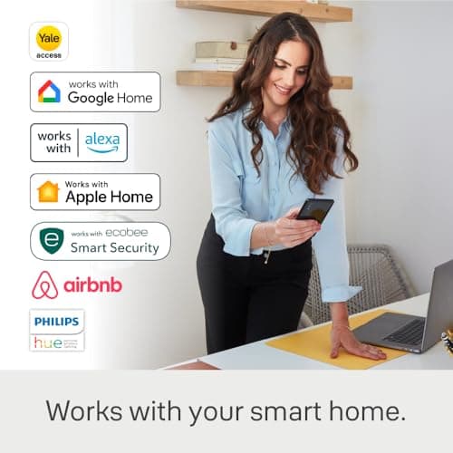 Yale Assure Lock 2 Touch Deadbolt, Satin Nickel Keyed Smart Entry Door Lock with Wi-Fi Connected Touchscreen Keypad and Fingerprint Scanner for Vacation Rental Hosts, YRD420-F-CB1-619 11