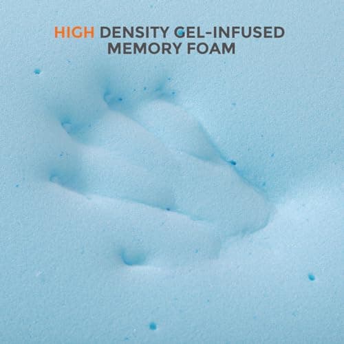 Sweetnight 4 Inch Gel Memory Foam Mattress Topper Full - Dual-Layer Foam with Washable Cover, Cooling Comfort, and Non-Slip Design for a Restful Sleep 5