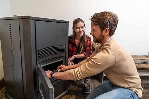 Comfortbilt HP42-Alpine Modern Pellet Stove 2800 SQFT Heating 120 Hopper EPA Cert 6