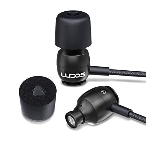 Ludos Clamor Wired Earbuds in-Ear Headphones, 5 Years Warranty, Earphones with Microphone, Noise Isolating Ear Buds for School, Kids, Women, Small Ear 9
