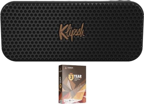 Klipsch KLIPSCH-Nashville Portable Bluetooth Speaker with Broadcast Mode and a 3 Year Amber Protection Plan (2023)