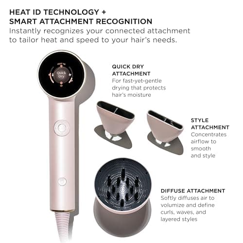 T3 Aire IQ Hair Dryer Kit with Quick Dry Concentrator, Style Concentrator, Diffuser & Dryer Stand | Fast, Healthy Blowouts with Smart Heat Personalization | for All Hair Types 14