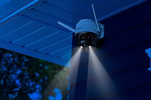 Lorex 2K Pan-Tilt Outdoor WiFi Security Camera | 360° View | Auto-Tracking | Color Night Vision | Person Detection | Warning Light & Siren | IP66 Weatherproof | 32GB MicroSD Included | No Monthly Fee 9