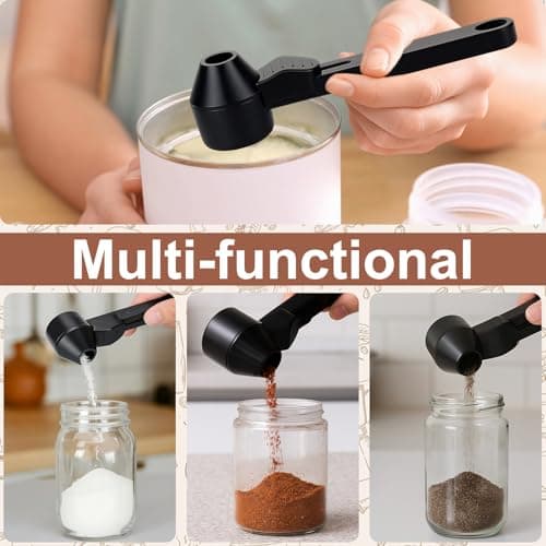 Palksky Coffee Scoop & Funnel for Reusable K Cup Refillable Coffee Pods, 2 Tablespoon Slide Coffee Measuring Funnel Scooper,1PCS 7