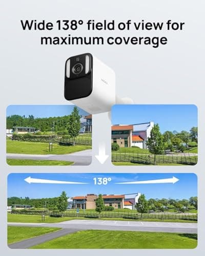Anona Lucio 2.5K Security Camera Outdoor Battery Wireless with Solar Powered, Color Night Vision & 138° FOV, Multi-Object Detection, No Hub Needed, Two-Way Audio, IP67 9