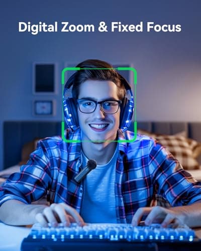 EMEET Streamcam One (Gen 2), Wireless Live Streaming Camera, 1080P HD Webcam, Detachable Mic & 2 Built-in Noise Reduction Mics, Multi-cam Support, 8 Hrs 6