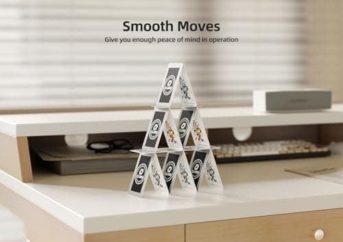 Claiks Standing Desk with Drawers, Electric Adjustable Standing Desk Adjustable Height, Sit Stand Up Desks with Storage Shelves & Wheels, 48 Inch White 9