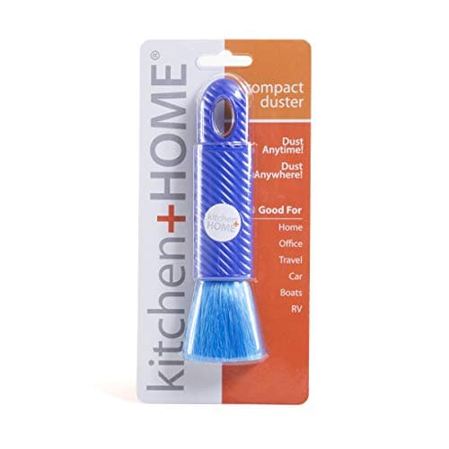 Kitchen + Home Compact Static Duster - 6.5" Inch Travel Duster with Carry Case - Electrostatic Duster attracts dust Like a Magnet! 5