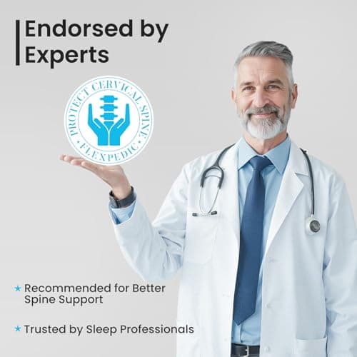 Flexpedic Firm Mattress Topper 3 Inch King Size - Advanced Gel Infused Memory Foam Bed Topper for Deep Pain Relief - Breathable & Washable Cover - CertiPUR-US Certified Comfort Enhancement 5