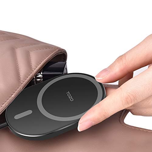 TOZO 2025 New Anti-Slip Wireless Charger 15W Max Fast Wireless Charging Pad Compatible with iPhone 17/16/16 Plus/16 Pro Max /15/14/13/SE Series, Samsung Galaxy S25/S24/S23 Series, Dark Gray 6