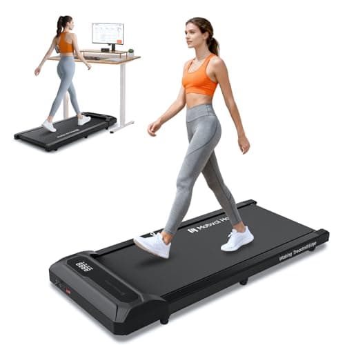 Mobvoi Smart AI Treadmill Ultra/SE Walking Pad Treadmills Under Desk Running Machine Compact Portable TicSports APP for Home Office 265 LBS (Mobvoi Walking Pad Treadmill Edge)