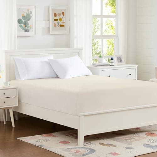 Hotella 100% Microfiber King Size Fitted Sheet Only, 78"x80" Hotel Quality Deep Pocket Bottom Sheet, Fit for 6" 8" 14" Matress, Machine Washable and Non-Fade, Snug Fit Stay in Place,Beige