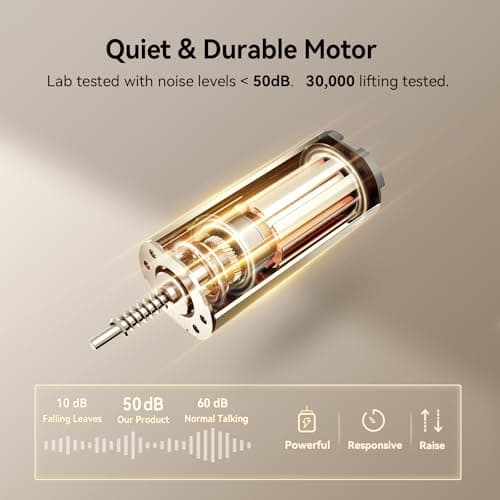 SIHOO 55"28" Whole Piece Electric Sit-Stand Desk with 4 Memory Height Settings, Ergonomic Adjustable Height Workstation for Home & Office (Black) 6