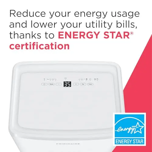 Frigidaire 35-Pint Portable Dehumidifier with Wi-Fi and Energy Star Certification for Small/Medium/Large Rooms & Basements, Custom Humidity Control, Auto Shut Off, White 8