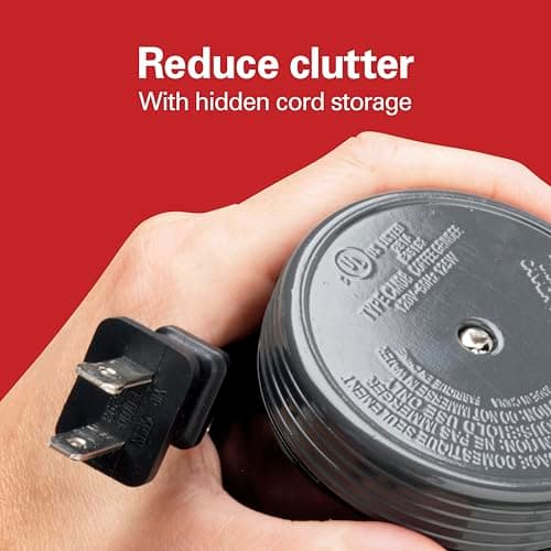 Hamilton Beach Fresh Grind Electric Coffee Grinder for Beans, Spices and More, Stainless Steel Blades, Removable Chamber, Makes up to 12 Cups, Black 6