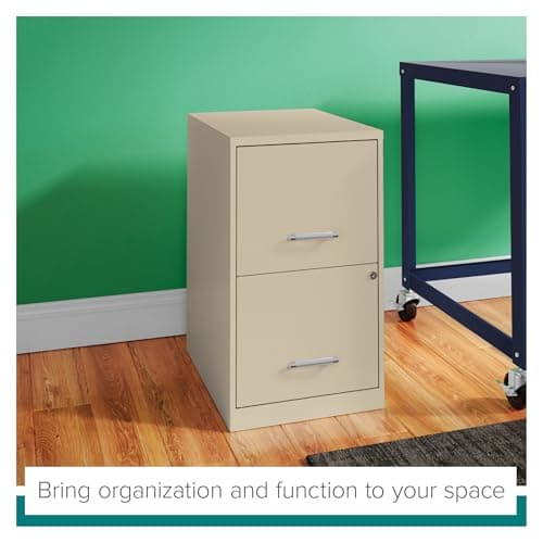 Lorell 14340 18 Deep 2-Drawer File Cabinet, Putty 6