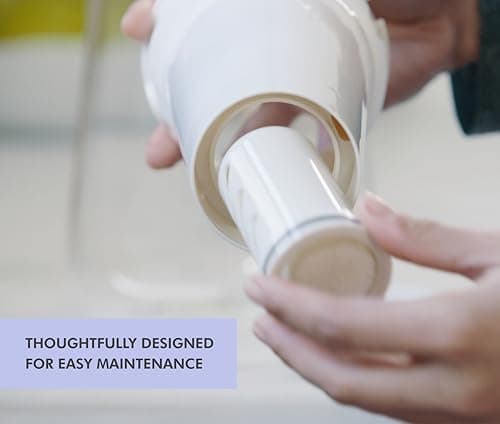 LifeStraw Home– Water Filter Pitcher, 7-Cup, Glass with Silicone Base, White, for Everyday Protection Against Bacteria, Parasites, Microplastics, Lead, Mercury, PFAS and a Variety of Chemicals 7