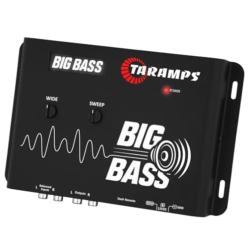 Taramps Big Bass DSP, Deep Bass Processor for Car Audio Systems, Subwoofer Impact Booster with Adjustable Frequency & Sweep Controls 6