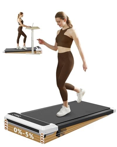 Walking Pad with Incline,2 in 1 Walking Pad for Walking Running Jogging,Walking Pad Treadmill with 5% Manual Incline,36 Pounds Under Desk Treadmill for Home Office with LED Display