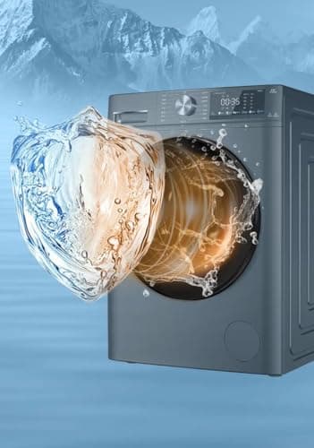 Washer and Dryer Combo, 5.0 cu.ft, with LED Display, 12 Cycle Selections All In One Washer Dryer,Large Capacity Front Load Washing Machine and Dryer, for Apartment RV Home 5