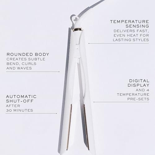 Kristin Ess 3-in-One Professional Titanium Hair Straightener Curler 2 in 1 + Beach Waver Combo for Women with Curly, Frizzy + Thick Hair - 1 1/4 Inch Dual Voltage Flat Iron + Travel Cap - 440 Degree 7