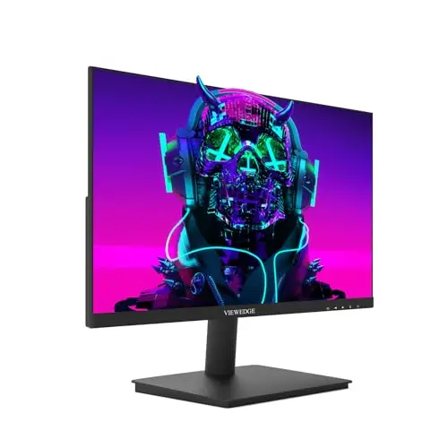Viewedge 24 Inch Gaming Monitor with 180Hz, VA 1ms, FHD 1080p and HDR 10 PC Computer Monitor with 100% sRGB, Bluelight Filter, 2 HDMI & 1 DP Port, Support Freesync and Wall Mounted 8