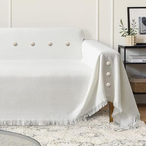 Flax Covered Button Twist Pins - for Bed Skirts Pins,Sofa,Upholstery,Armchair Caddies, Armrest Covers, Slipcovers (12, M-Light Brown 12) 6